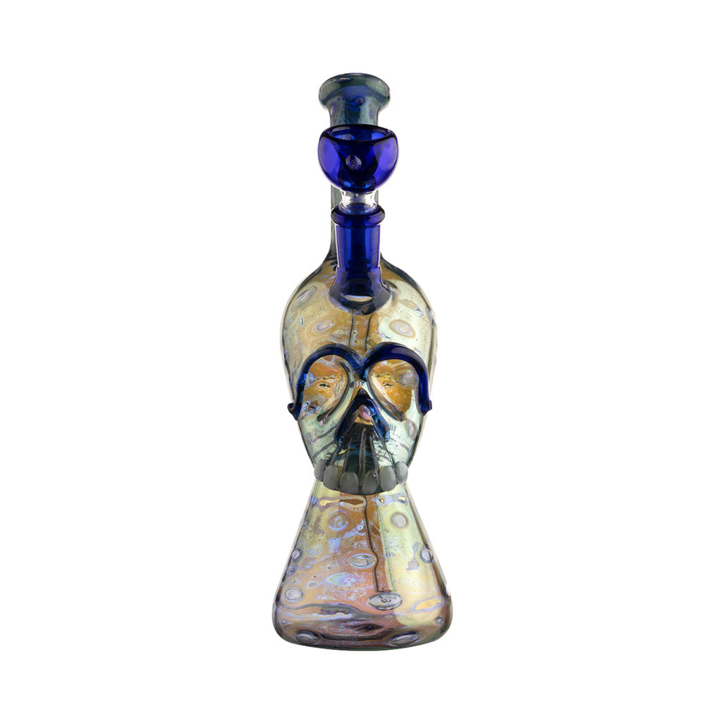 GLASS SKULL WATER PIPE