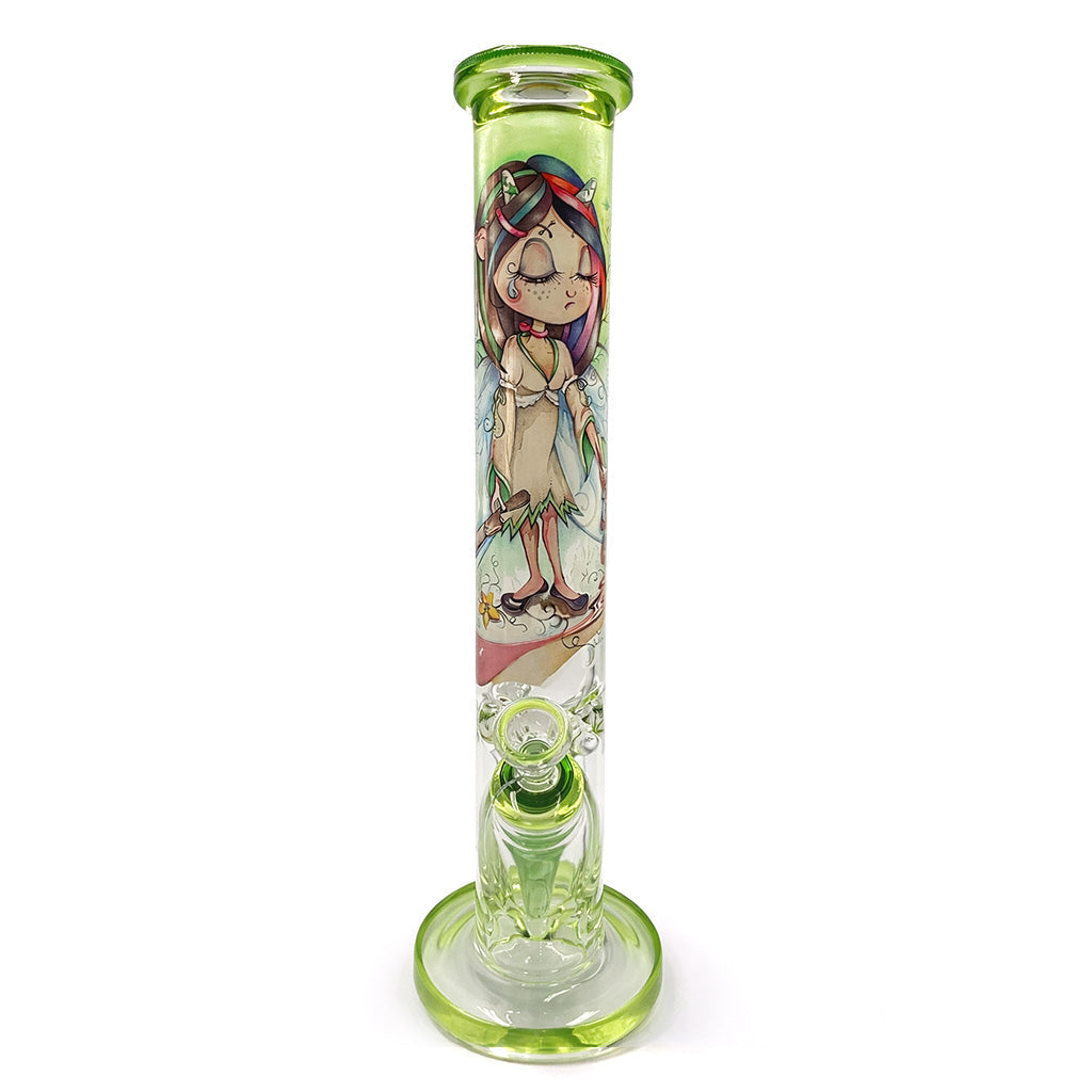 IB LINDA BIGGS STRAIGHT TUBE BONG