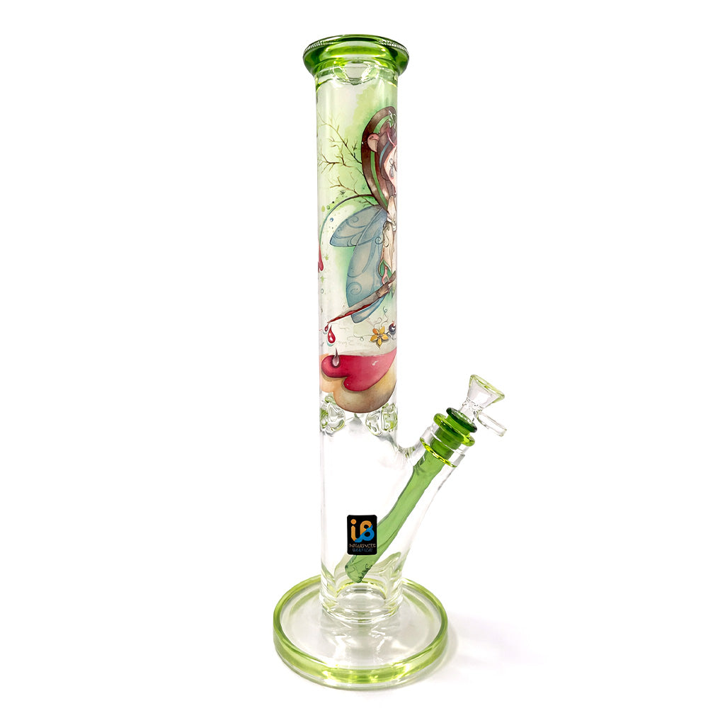 IB LINDA BIGGS STRAIGHT TUBE BONG