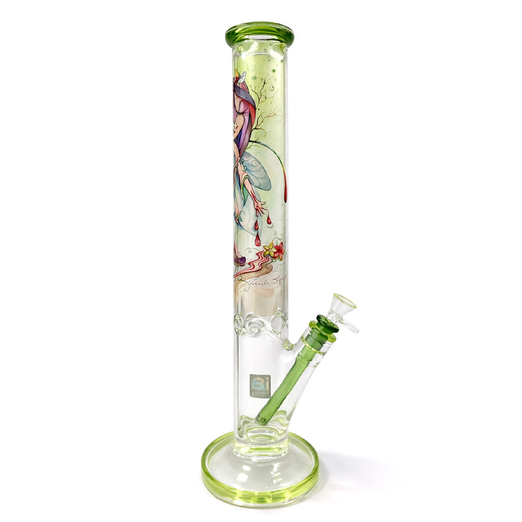 IB LINDA BIGGS STRAIGHT TUBE BONG