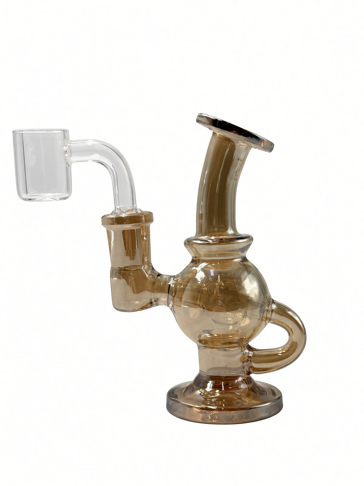 5" Electroplated Mini Rig w. Quartz Banger