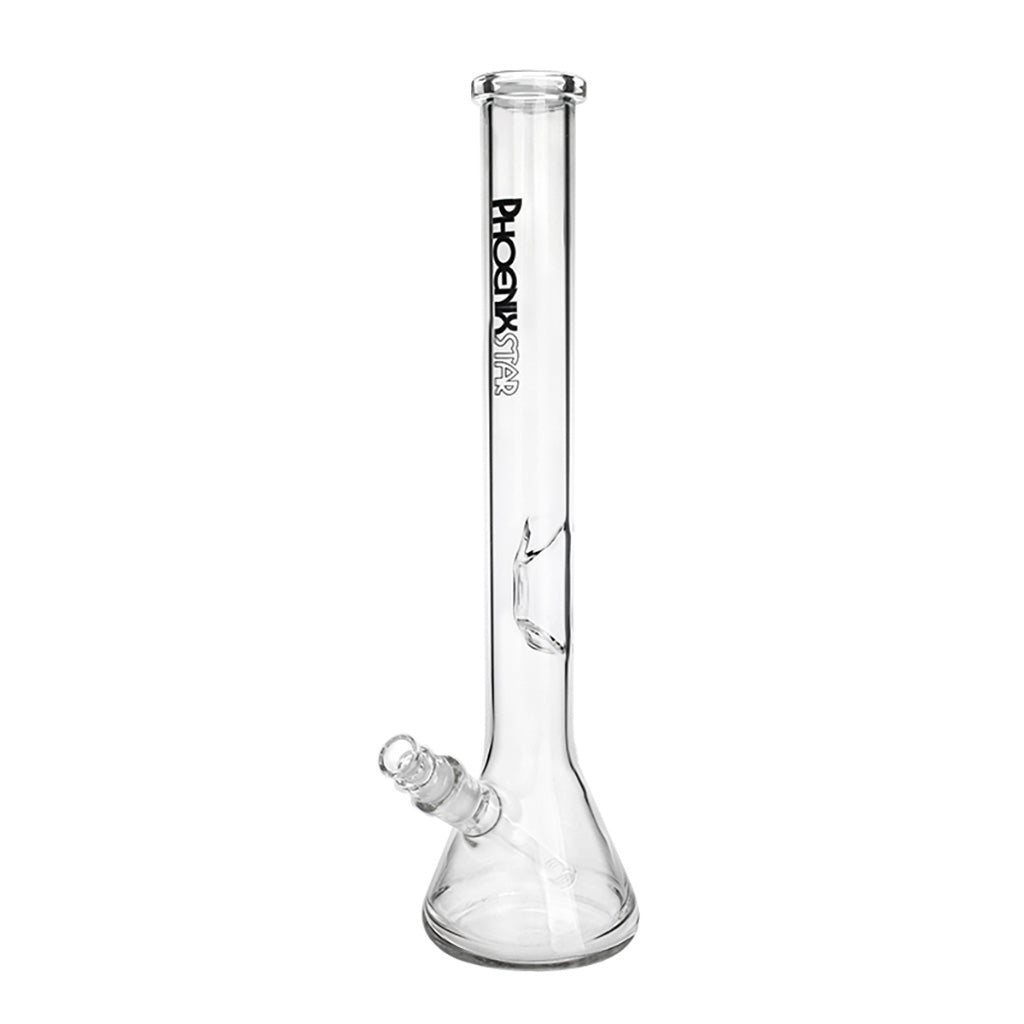 Phoenix Star 16.5 inch ice catch bong with black logo for sale
