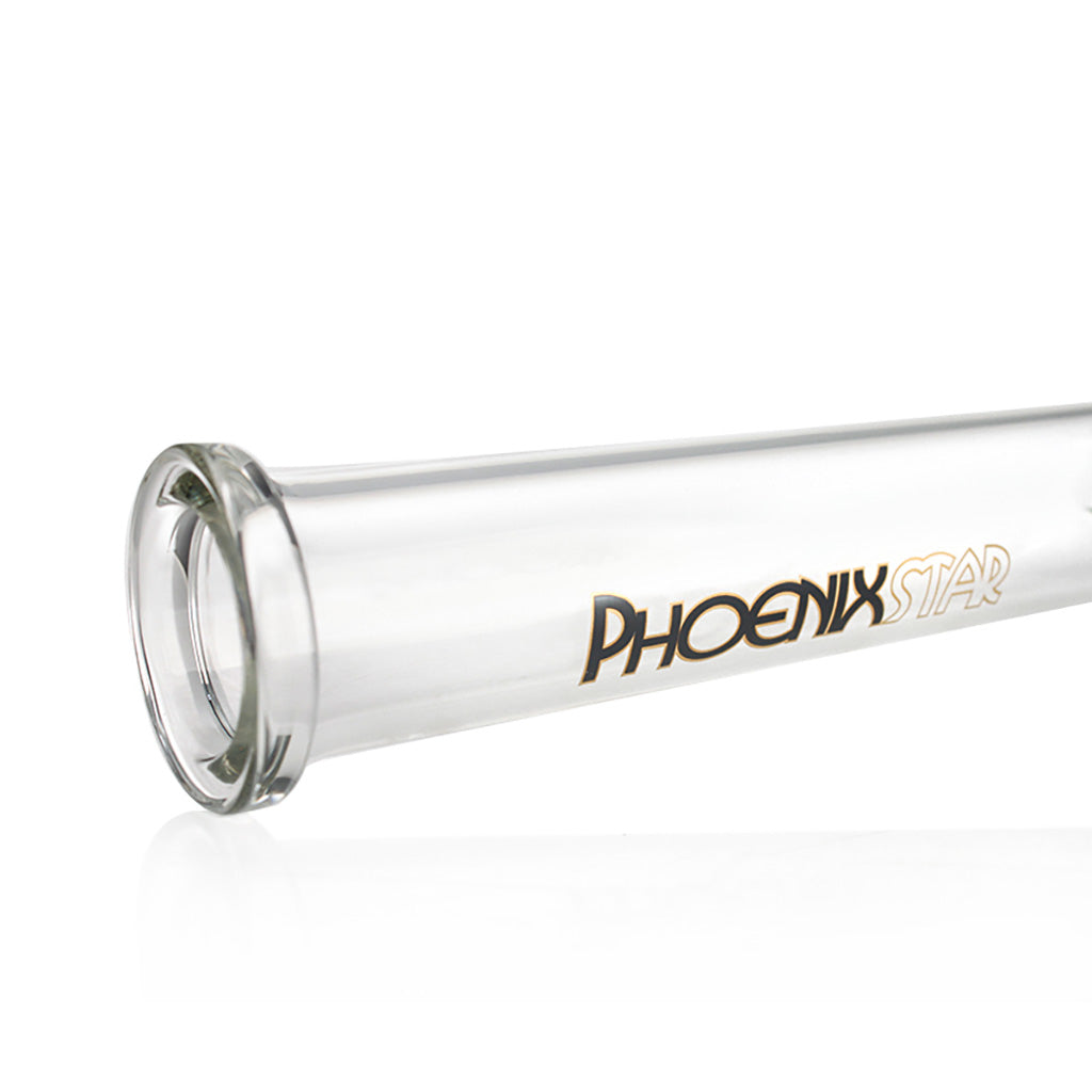 Phoenix Star 16.5 inch glass bong mouthpiece closeup for sale