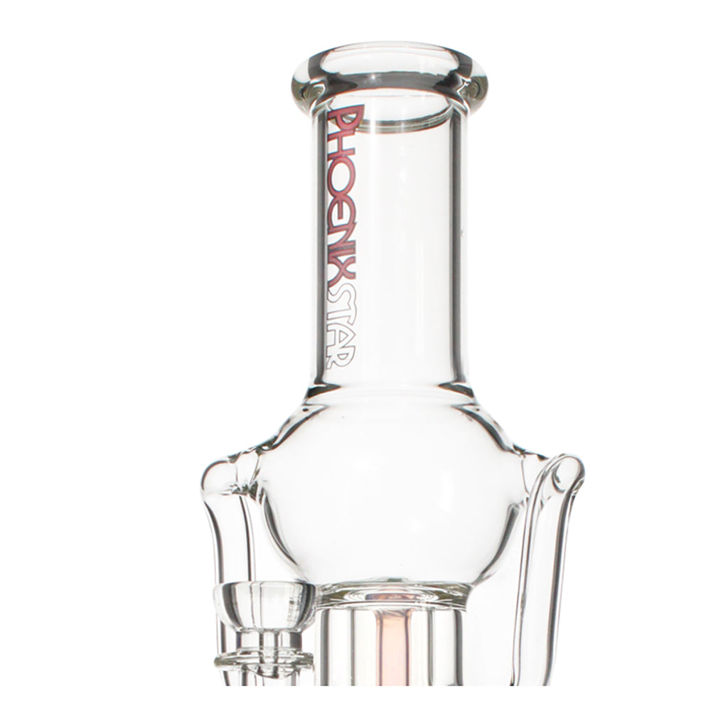Phoenix Star glass bong with logo detail on neck – buy authentic Phoenix Star bongs online