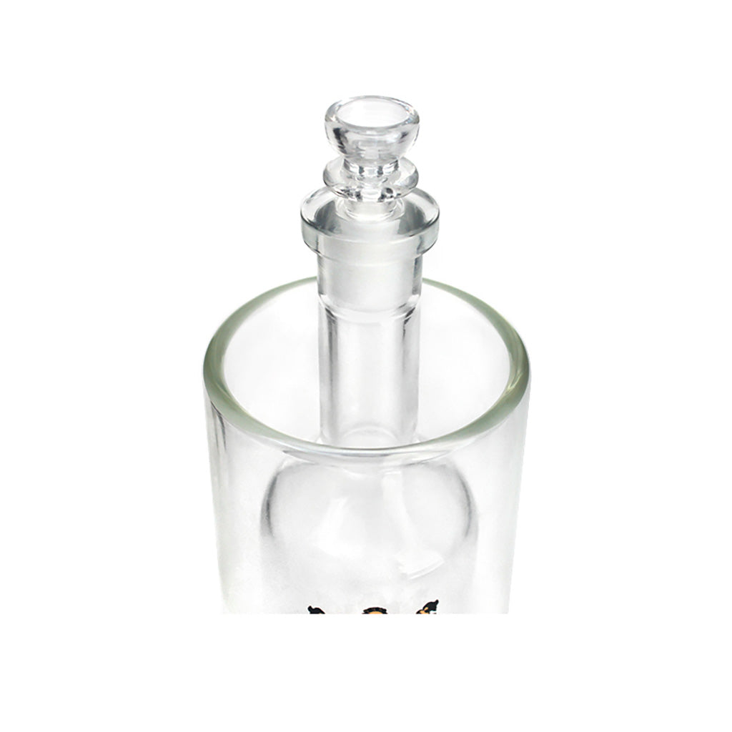 Neck & logo of 9" Phoenix Star Gravity Bong – order glassware online