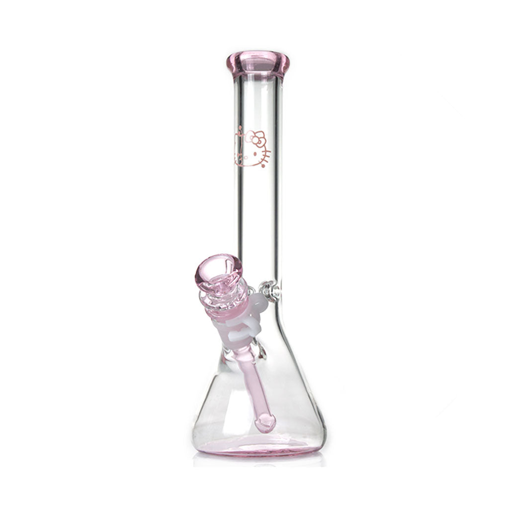 Buy pink Hello Kitty beaker bong online at Fat Ass Glass store