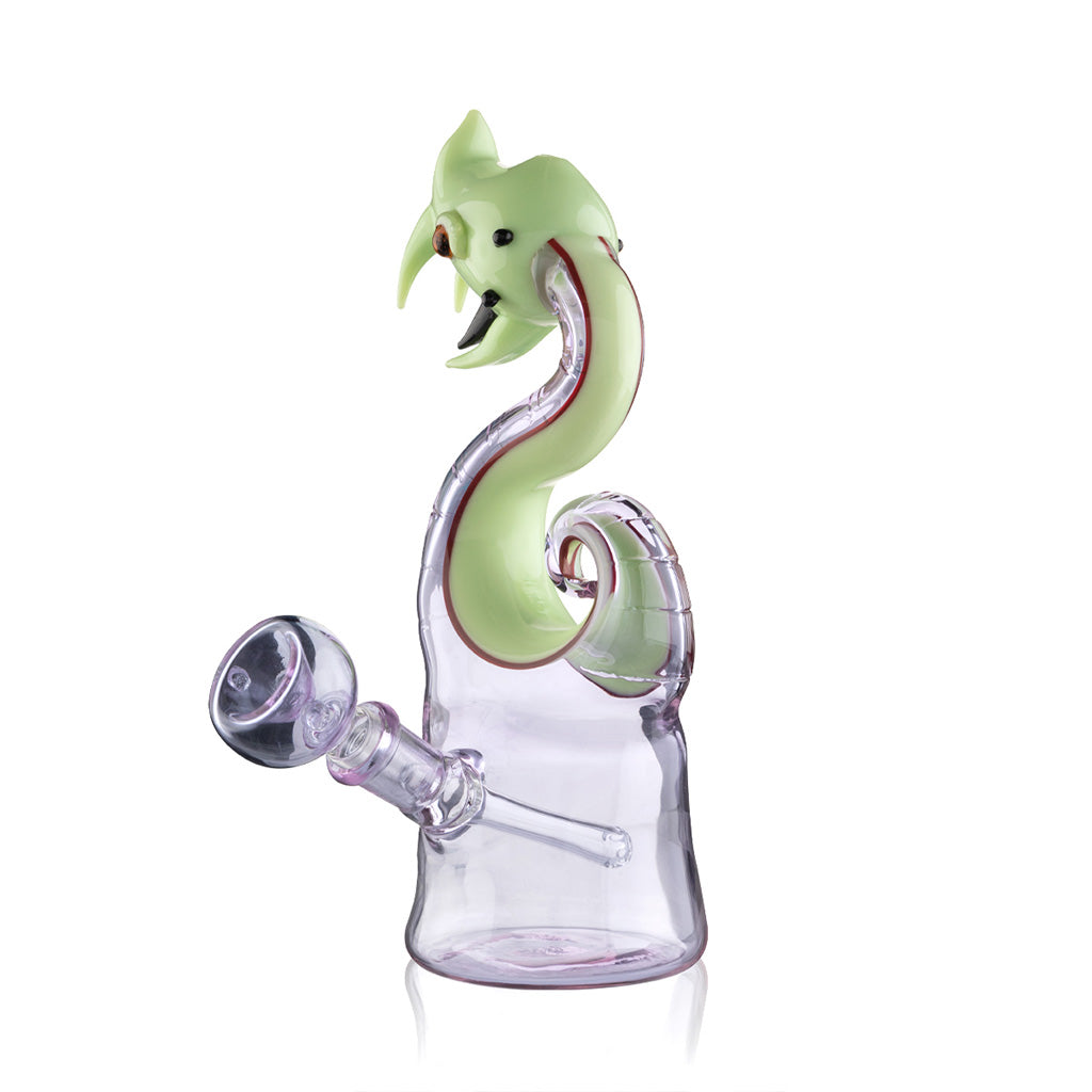 SLYME GLASS SNAKE WATER PIPE