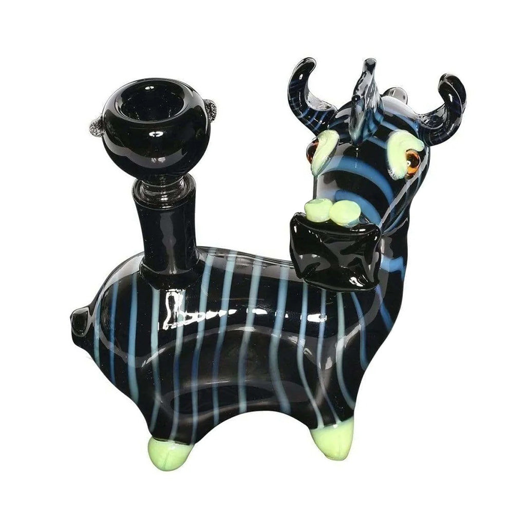ZEBRA STRIPE SLYME WATER PIPE