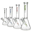 10-inch Phoenix Star assorted color line up thick glass beaker bong at Fat Ass Glass