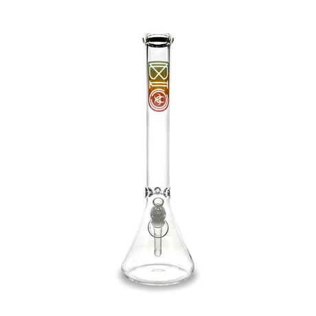 18 Inch Bio Glass Rasta Classic Beaker Waterpipe Bong - FGC