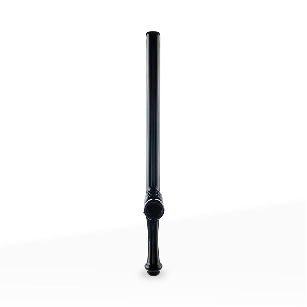 18 INCH GLASS BATON NOVELTY STEAMROLLER - BLACK