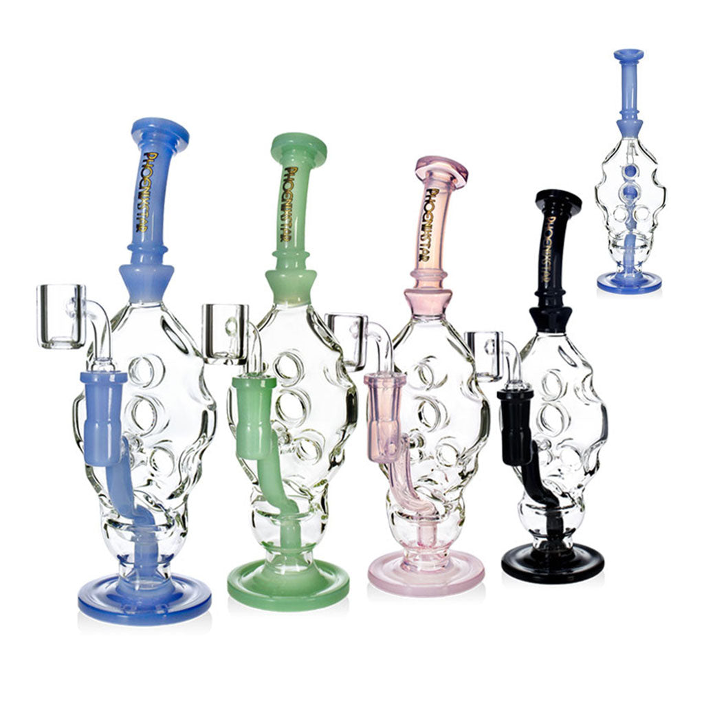 PHOENIX STAR OPAL ORBIT DIMPLED BUBBLE DAB RIG