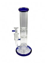 10" Triple Perc Straight Tube
