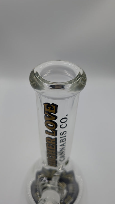 12" Thick SCRATCHED STICKER Beaker Bongs