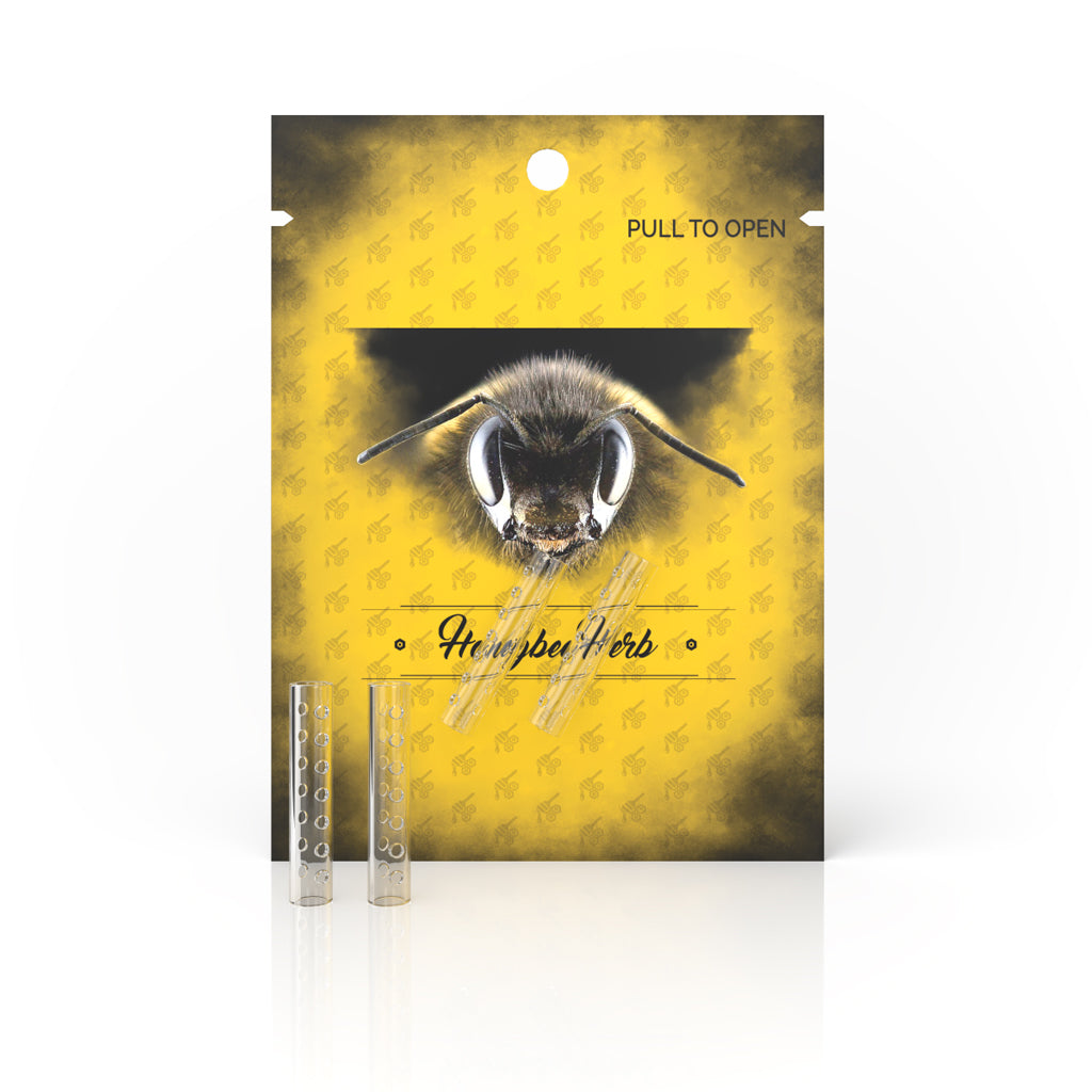 HOLLOW QUARTZ PILLARS WITH HOLES (2PK)