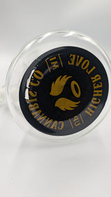 12" Thick SCRATCHED STICKER Beaker Bongs