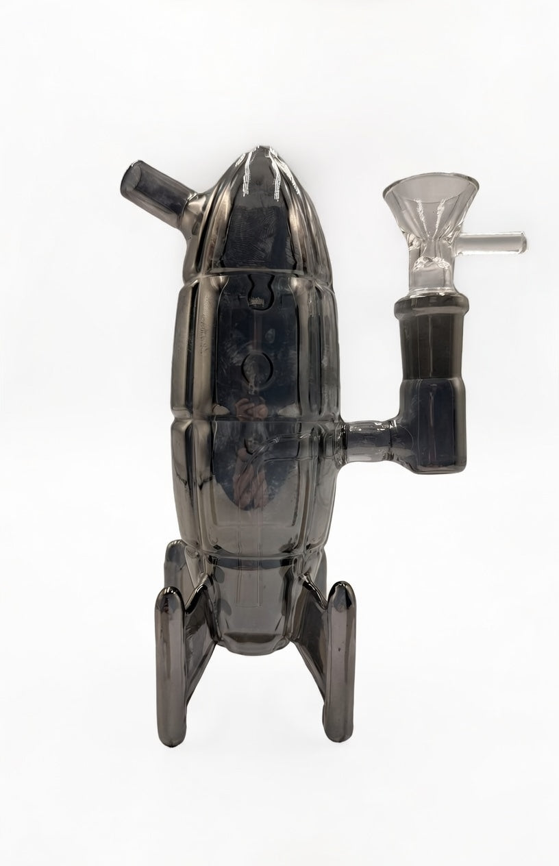 7" Glass Rocket Ship