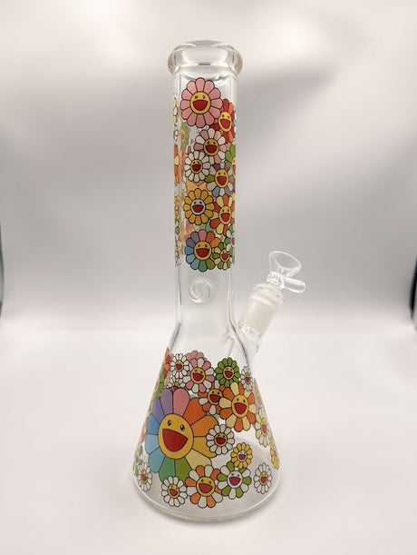 10" Flower Power Beaker Bong