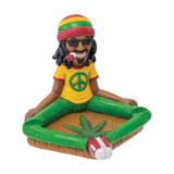 JAMAICAN STRETCHING ASHTRAY