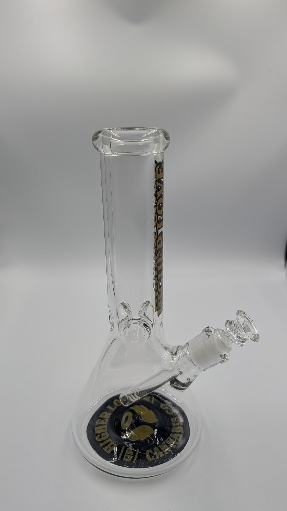 12" Thick SCRATCHED STICKER Beaker Bongs