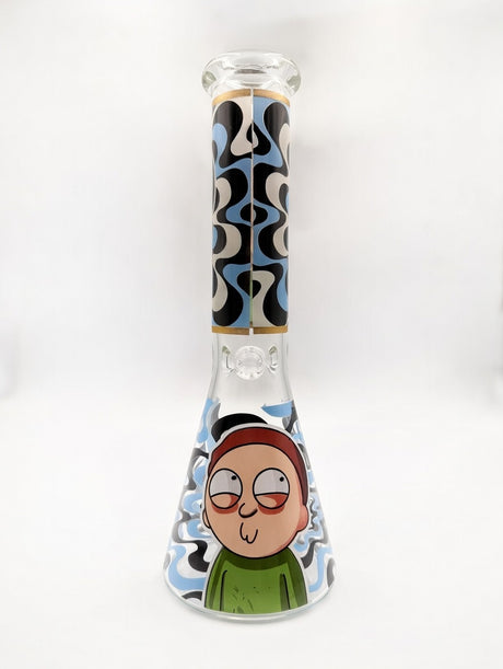 8" R & M Themed Beaker Bong