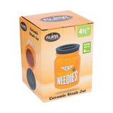 LARGE CERAMIC STASH JAR - WEEDIES