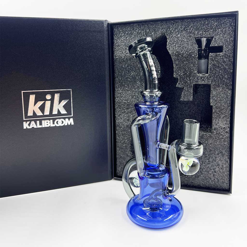 9" Kik Glass Marble Recycler Gift Set