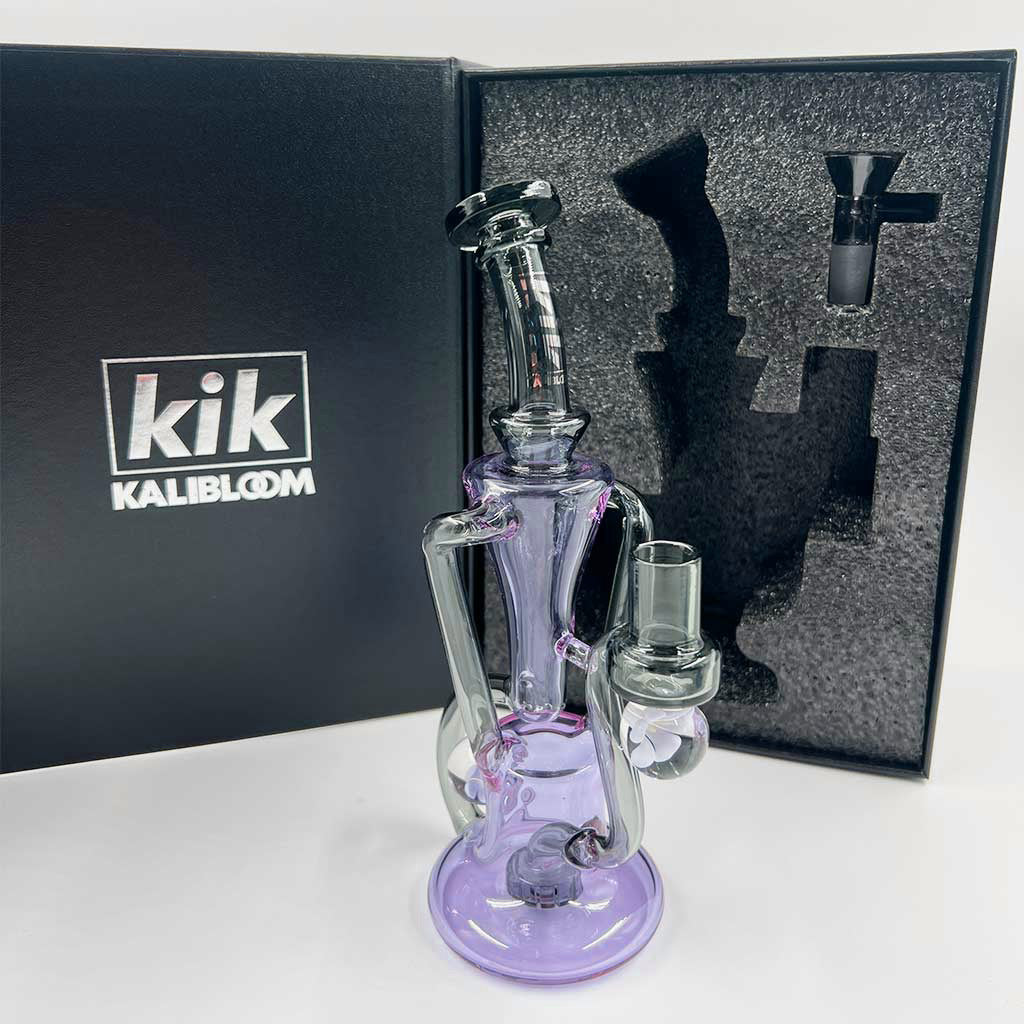 9" Kik Glass Marble Recycler Gift Set