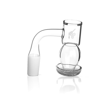HONEYBEE HERB YELLOW LINE HONEYSUCKLE BUBBLE QUARTZ BANGER