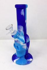 8" Silicone Skull Water Pipe