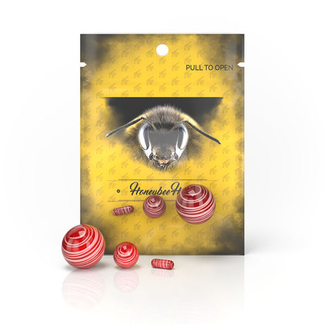 HONEYBEE HERB 3 PIECE DAB MARBLE SETS