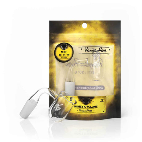 HONEY CYCLONE QUARTZ BANGER - 90° DEGREE | YL-CLOSEOUT