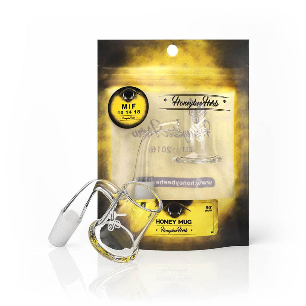 HONEY MUG QUARTZ BANGER - 90° DEGREE | YL-CLOSEOUT