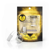HONEY & MILK BEVEL QUARTZ BANGER - 90° DEGREE | YL-CLOSEOUT
