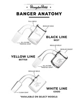 HONEYSUCKLE QUARTZ BANGER - 90° DEGREE | YL-CLOSEOUT
