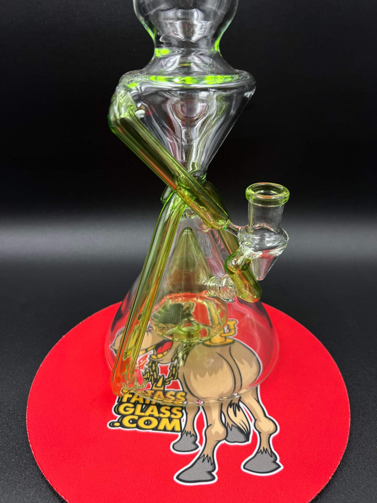 14" Pyramid Percolator Recycler Dab Rig