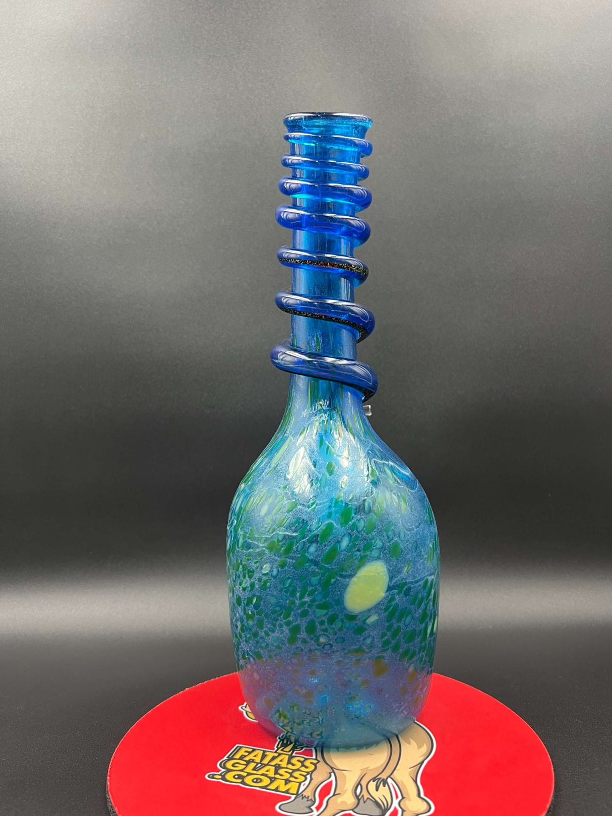 Special K 12 Inch Dichro Wrap Soft Glass Bong Glow in the Dark