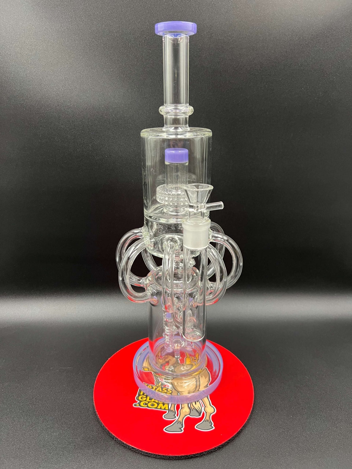 16" Armed Rocket Perc 18mm Recycler Dab Rig