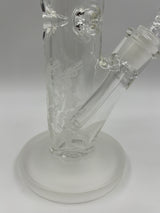 12" Skull & Gun Sandblasted Theme Straight Tube