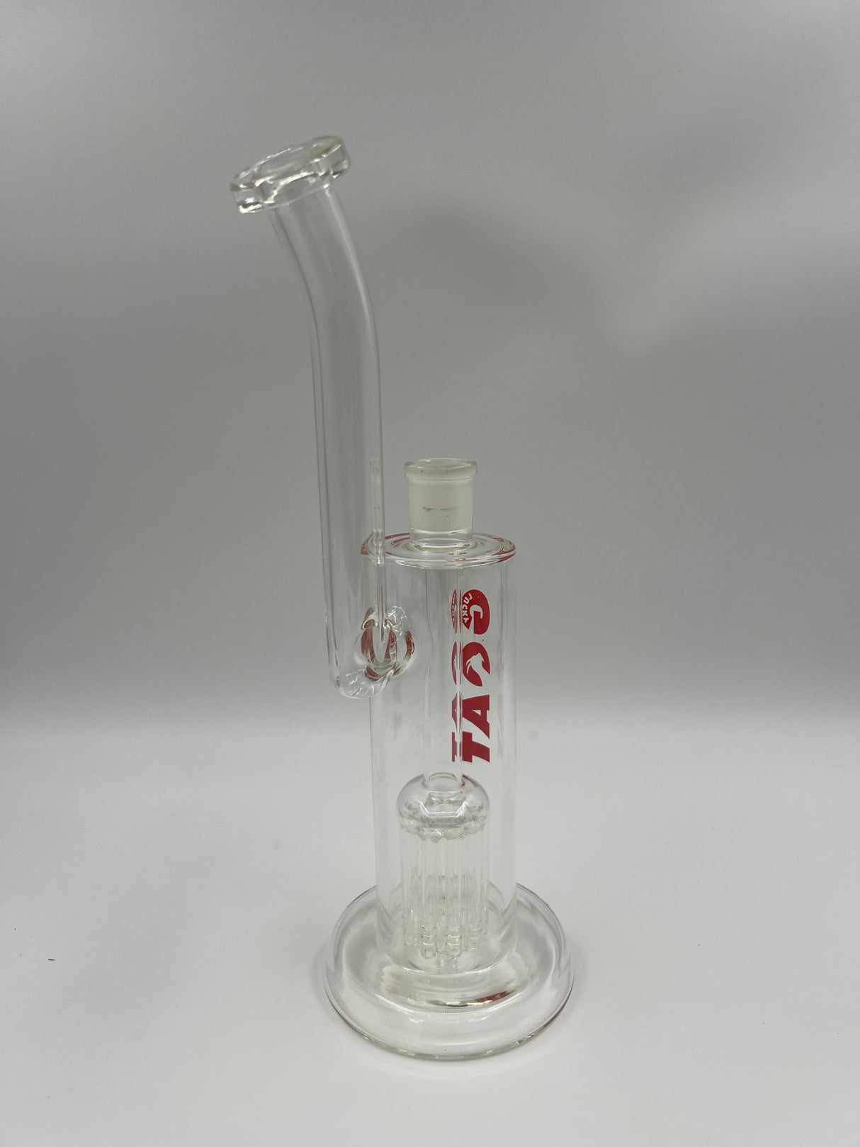 13" Lucky Goat Glass Tree Arm Bent Neck