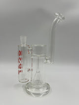 9.5" Double Bubbler by Lucky Goat Glass
