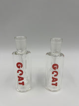 2 Pack 14mm Male 90 Degree Ash Catchers by Lucky Goat Glass