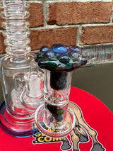 Messy Glass Mushroom Cap 4 Piece Slurper Glass Set