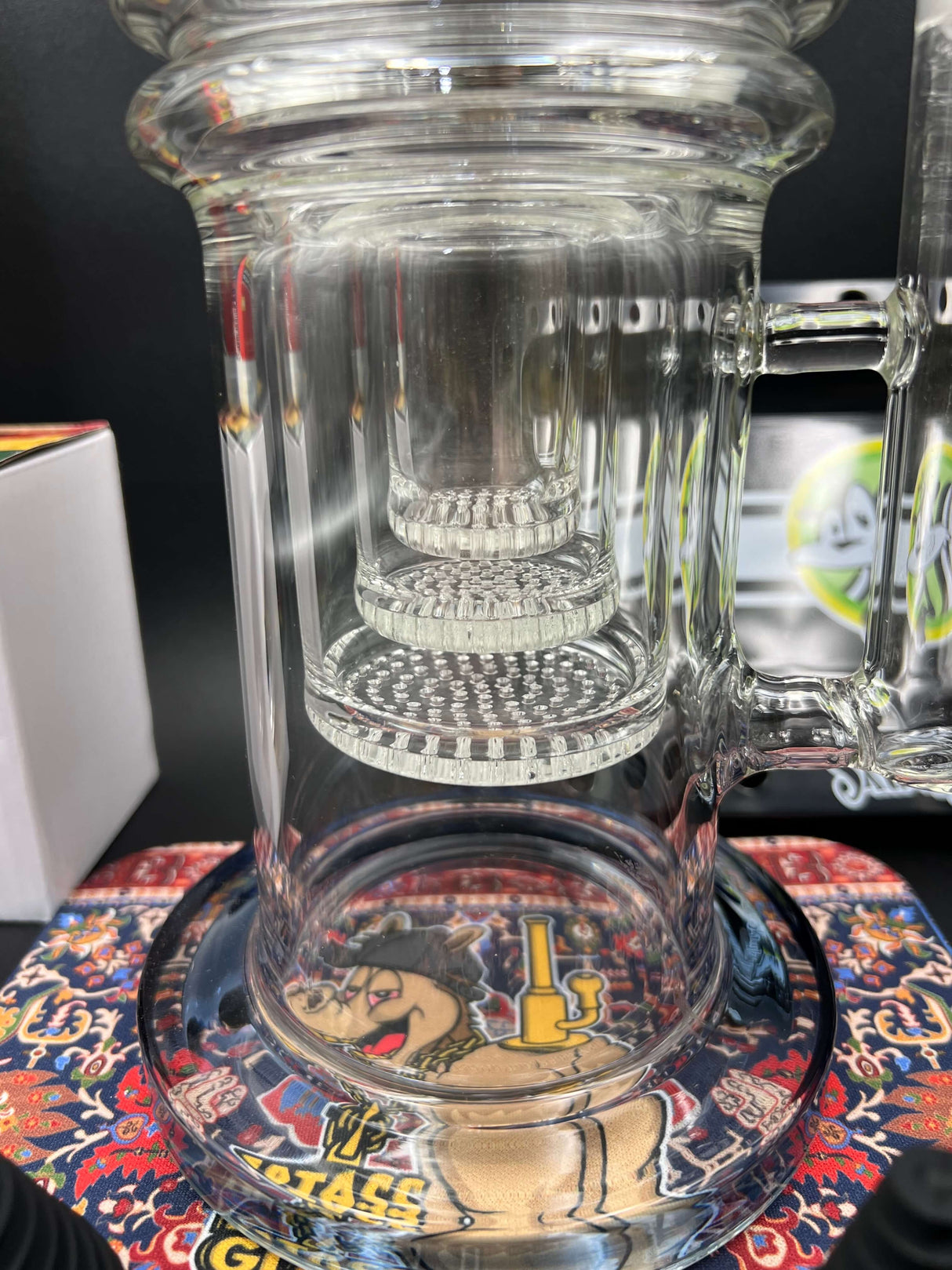 7” 18mm Triple Percolator Bong Bundle