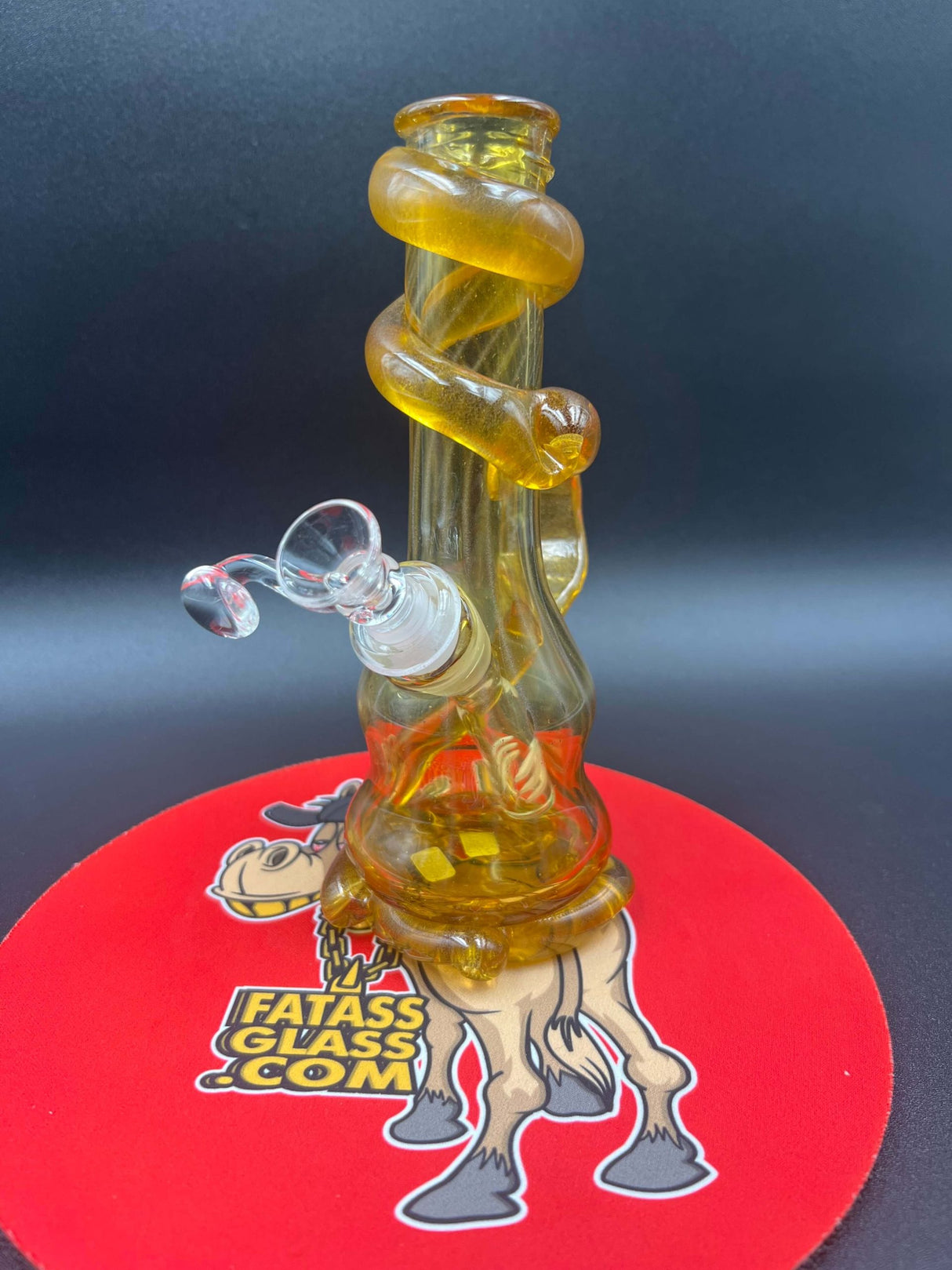 8" Special K Soft Glass Medium Handle Mini Bong