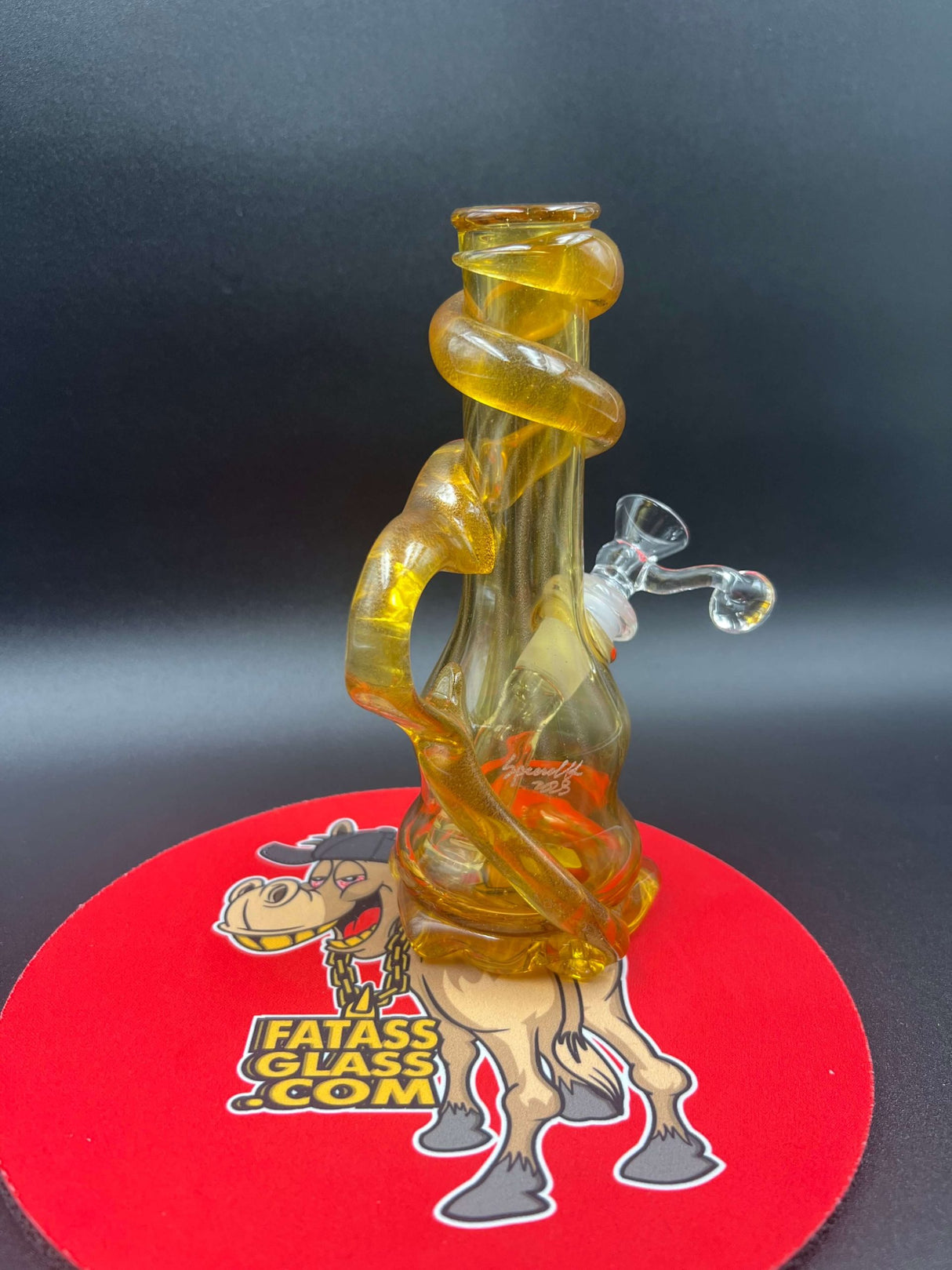 8" Special K Soft Glass Medium Handle Mini Bong