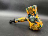 American Glass Colored Hammer Pipe 5"