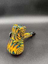 American Glass Colored Hammer Pipe 5"