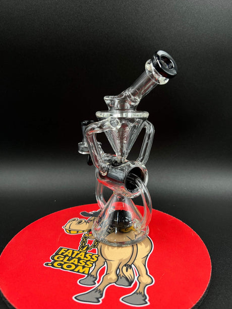 7" Crave Glass Showerhead Barrel Recycler Dab Rig