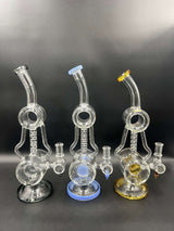 14" Donut Loop Spiral Recycler Dab Rig